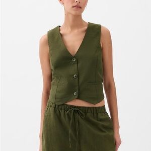 GAP Linen-Cotton Vest